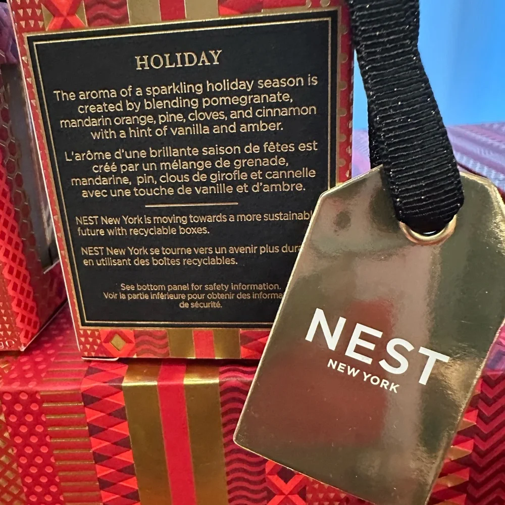 Nest Holiday, Christmas votive Candle set